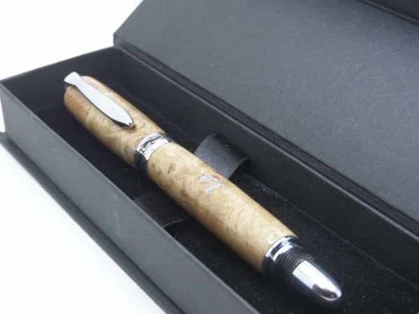 Burl Oak Rollerball With Gift Box