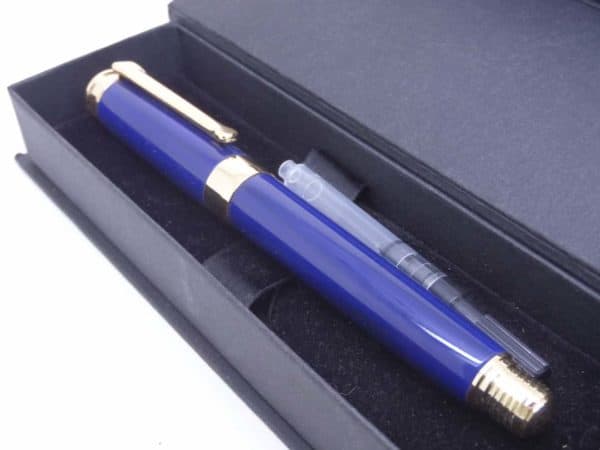 Lapis Lazuli Blue Fountain Pen With Gift Box