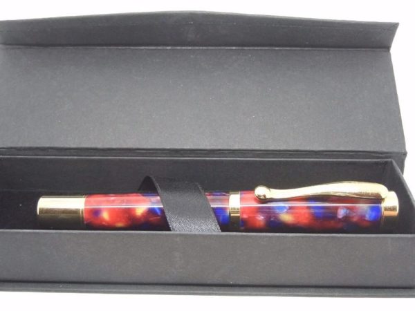 Multi Coloured Handmade Rollerball Pen Gift Box