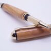 Two Tone Segmented Wood Rollerball Pen