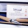 whisky cask rollerball pen with gift box
