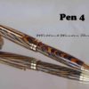 A Handmade European Style Pen with Multi Coloured Wood 4