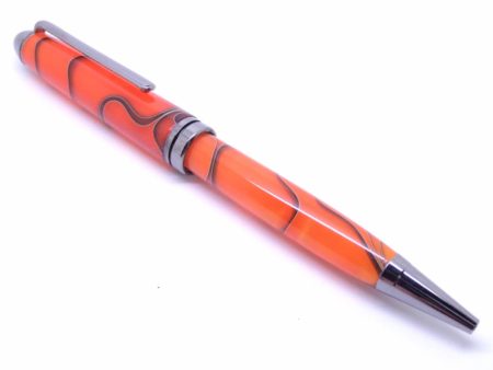 European Orange & Black Pen