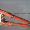 Gold Bloodwood European Wooden Ballpoint Pen