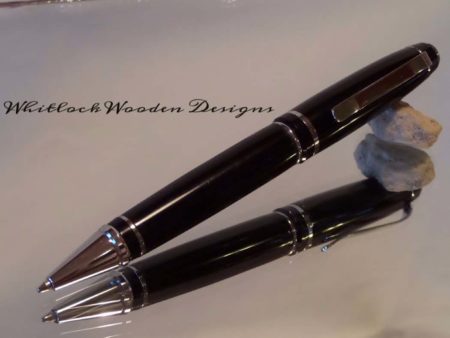 Handmade Black Acrylic Cigar Pen