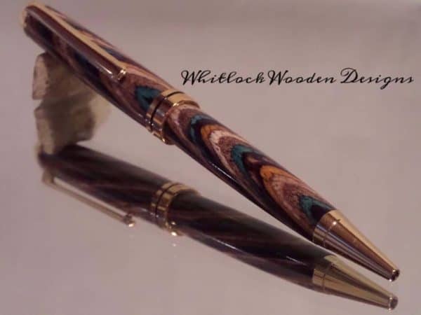 Handmade Gold Wooden European Pen