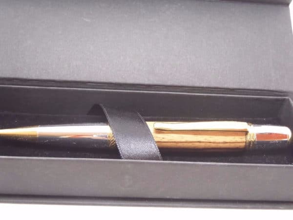 Sierra Pen With Polished Chrome Zebrano With Gift Box