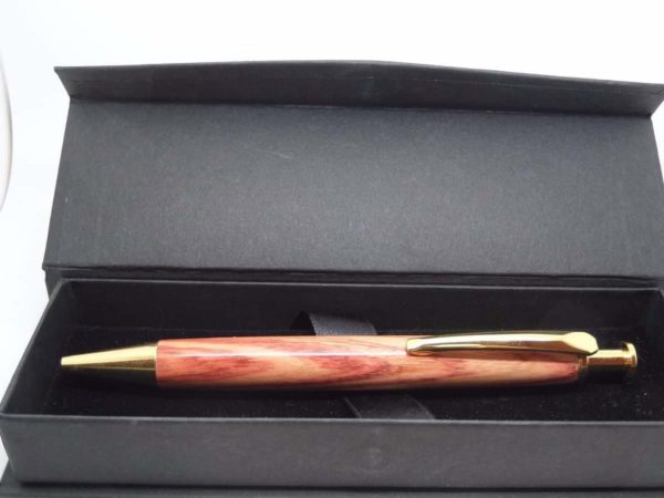 Tulip Wood Ball Point Pen And Gift Box