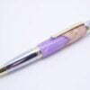 wood burr violet ball pen
