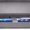 Blue with Black Ribbon Chrome Pen Presentation Box