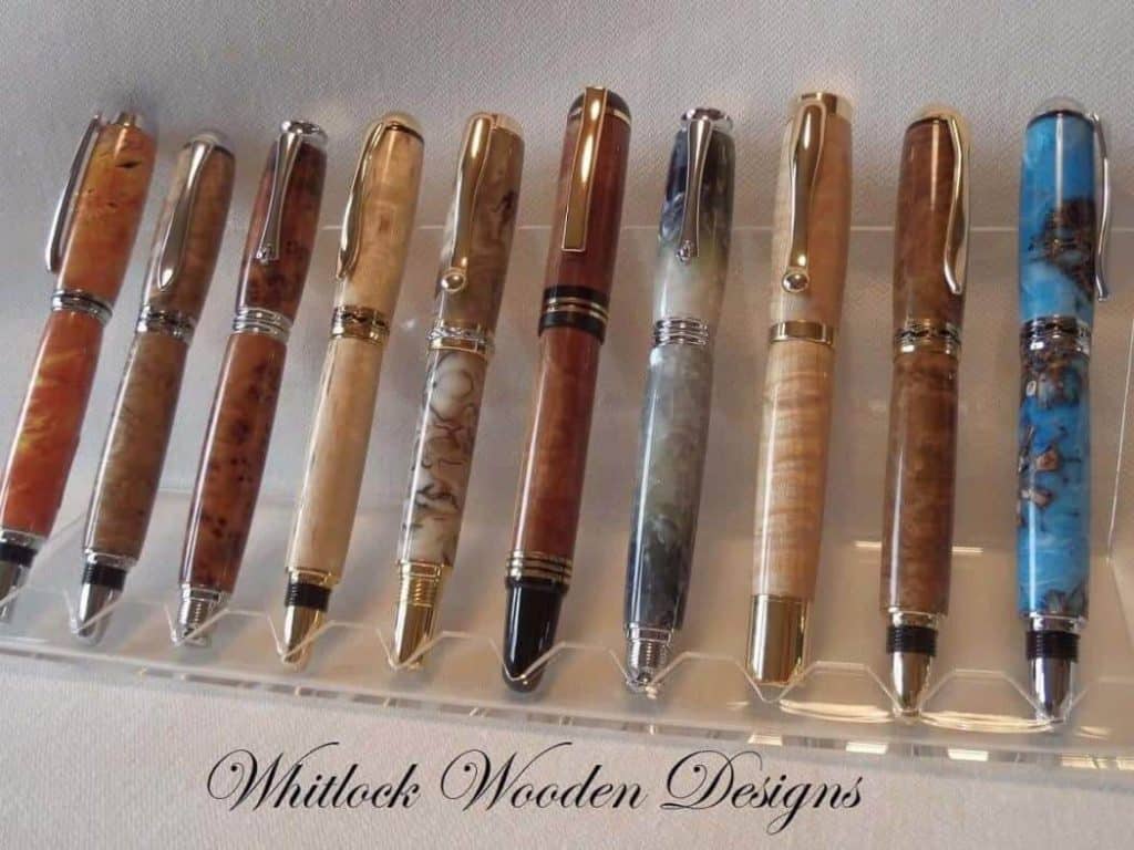 handmade fountain pen collection