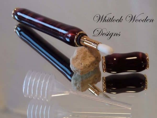 Burgundy Perfume Pen Applicator
