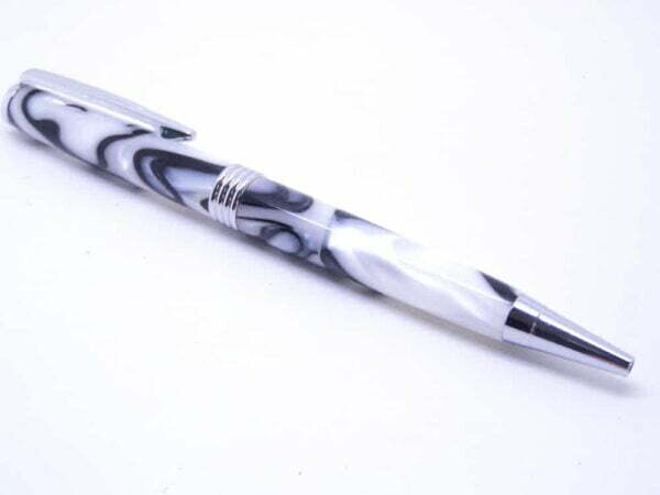 Handmade Black White Pen