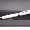 Pearl White Chrome Handmade Ball Pen With Presentation Box