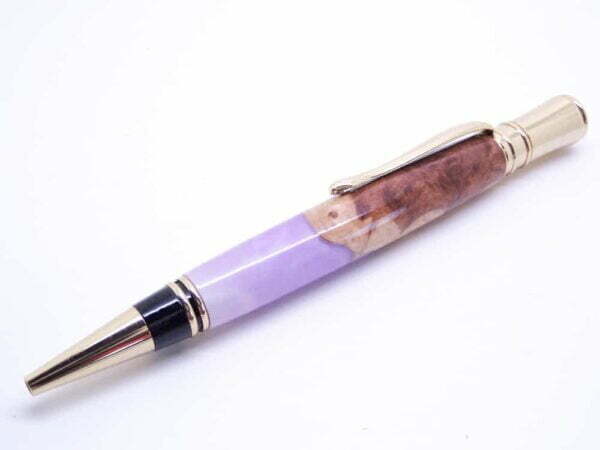 luxury hybrid burl violet pen