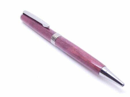 streamline purpleheart pen – black titanium