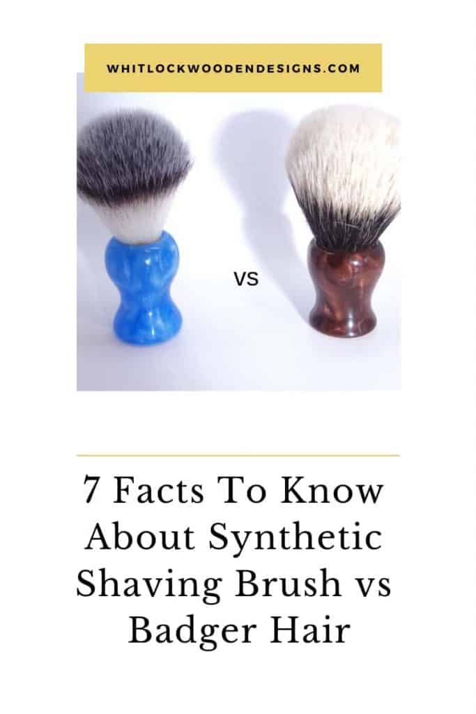 7 Facts To Know About Synthetic Shaving Brush vs Badger Hair