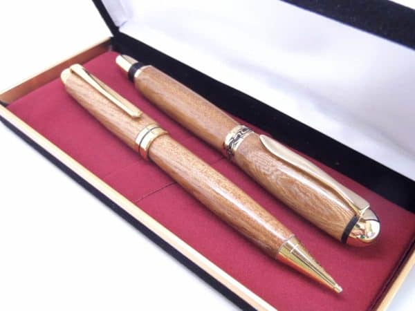 Elm Rollerball Wooden Pen Set