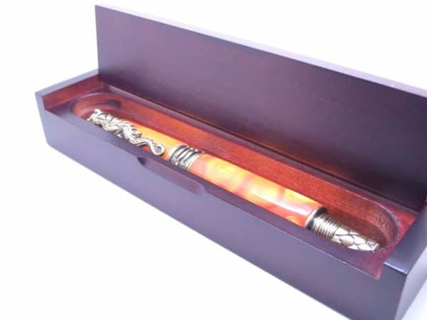Rosewood Pen Box & Example Pen