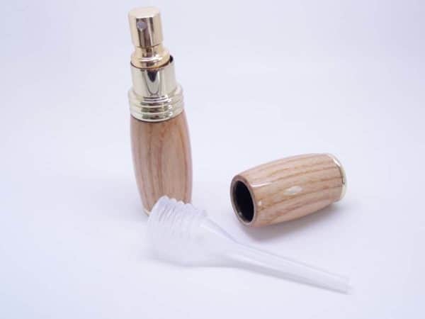Ash Wood Perfume Atomizer Spray Bottle