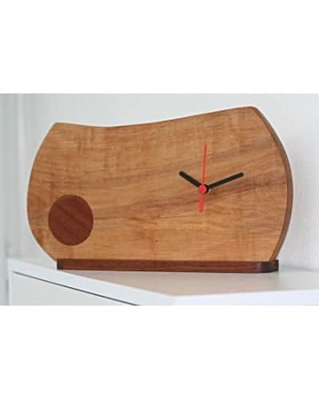 Wooden Desk Mantel Clock