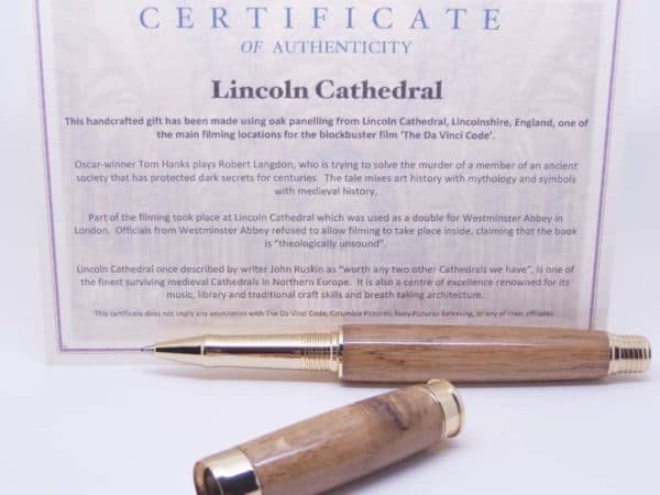 Da Vinci Code Rollerball Pen With Certificate