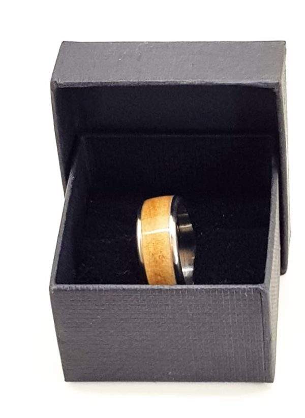 9mm Willow Man's Titanium Ring