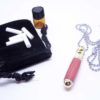 Essential Oil Pink Ivory Pendant With Accessories