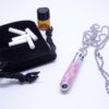 Pink Aromatherapy Pendant Diffuser With Accessories