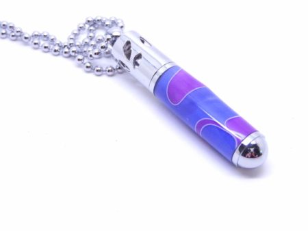 Purple Diffuser Necklace