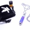 Purple Essential Oil Diffuser Necklace With Accessories