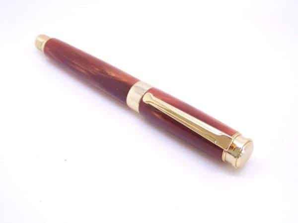 Luxury Copper Rollerball Pen Capped