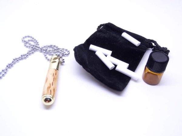 Masur Birch Aromatherapy Necklace With Accessories