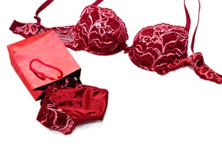 Red valentines lingerie idea for her