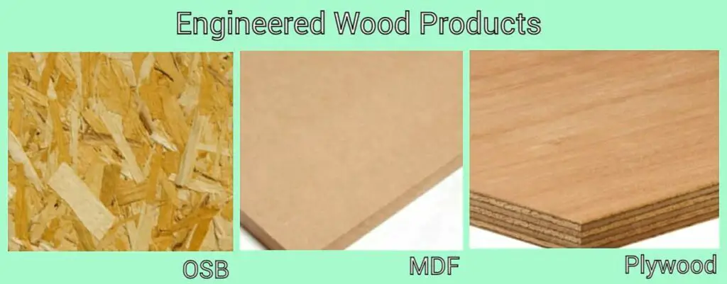 Engineered wooden boards