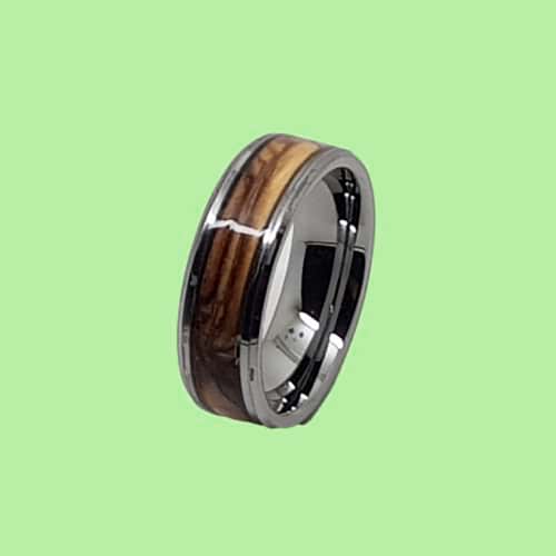 olivewood friendship ring