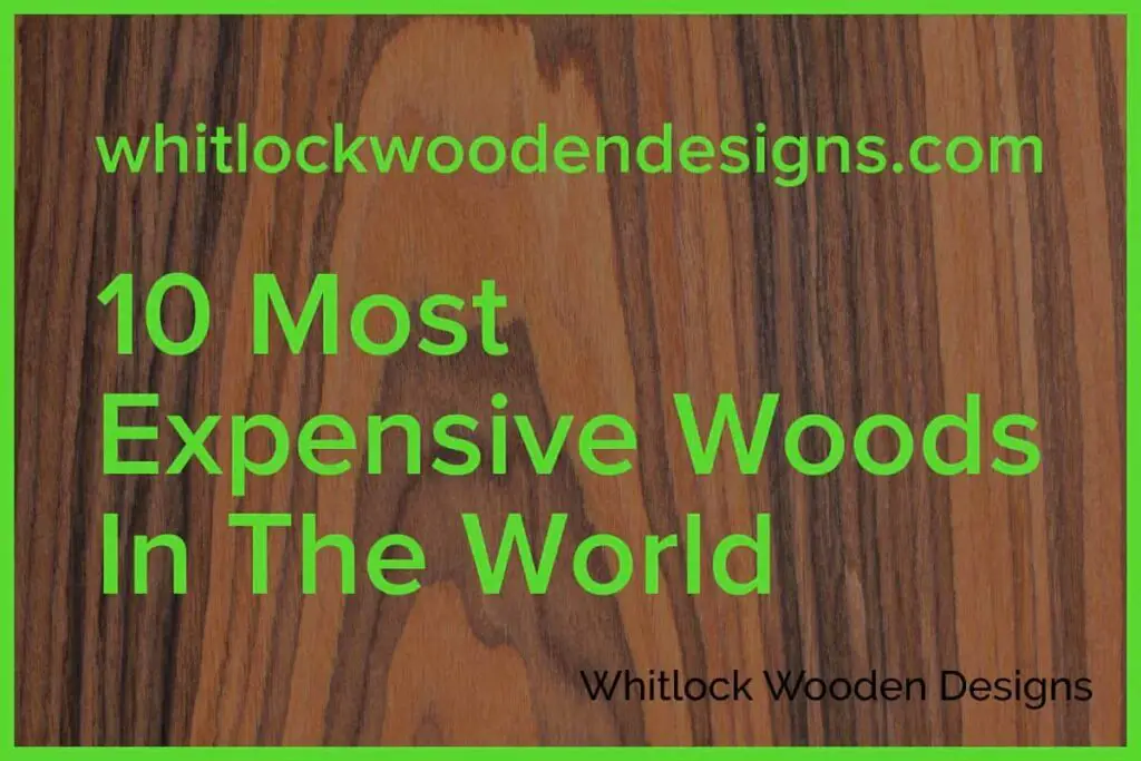 The Top 10 Most Expensive Wood Species In The World
