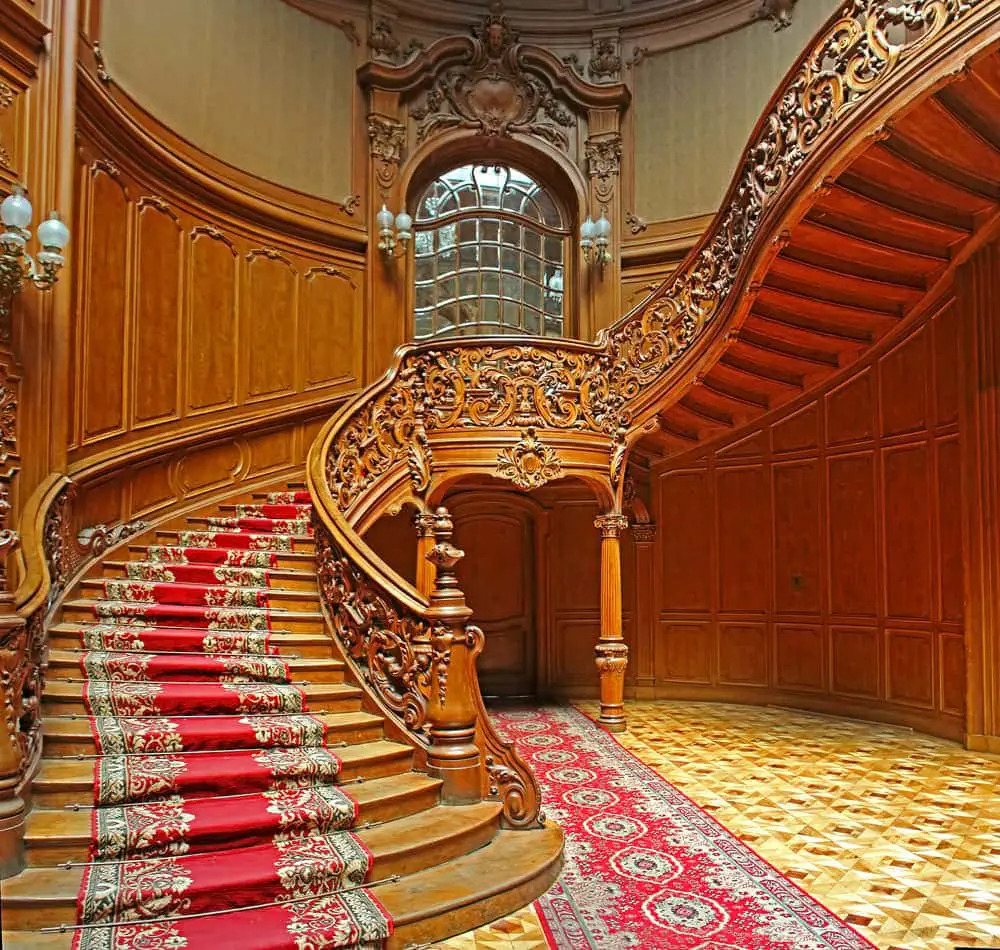 old world staircase