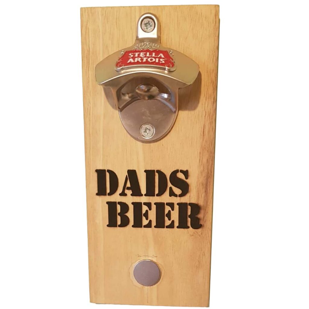 personalised beer bottle opener for him
