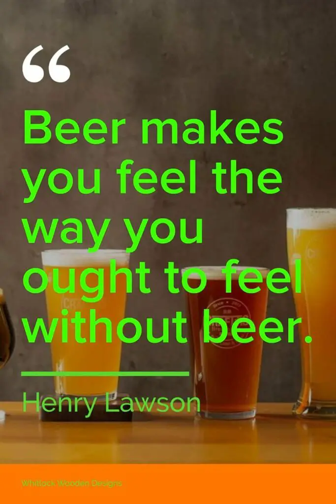 Henry Lawson beer sayings