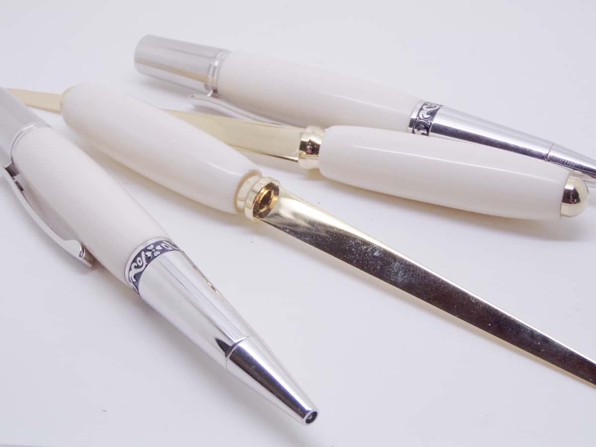 ivory pens and letter openers