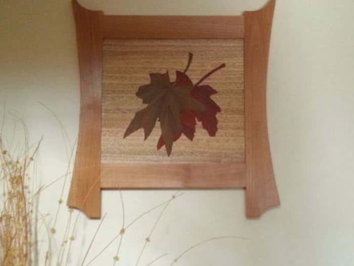 Inlaid Maple Leaves By Whitlock Wooden Designs