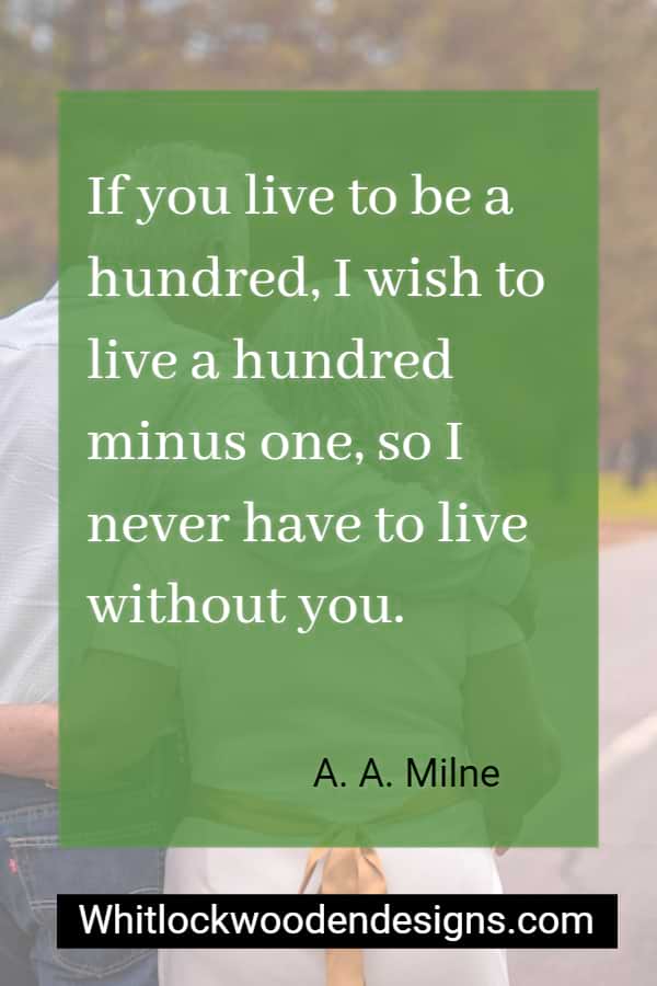 can't live without you A. A. Milne