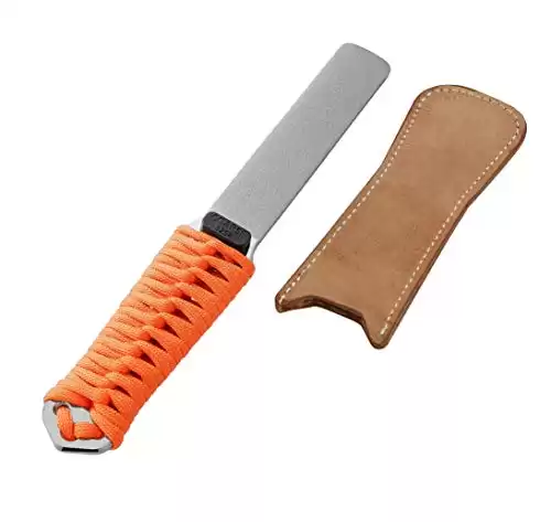 Sharpal Dual-Grit Diamond Knife Sharpener with Leather Strop