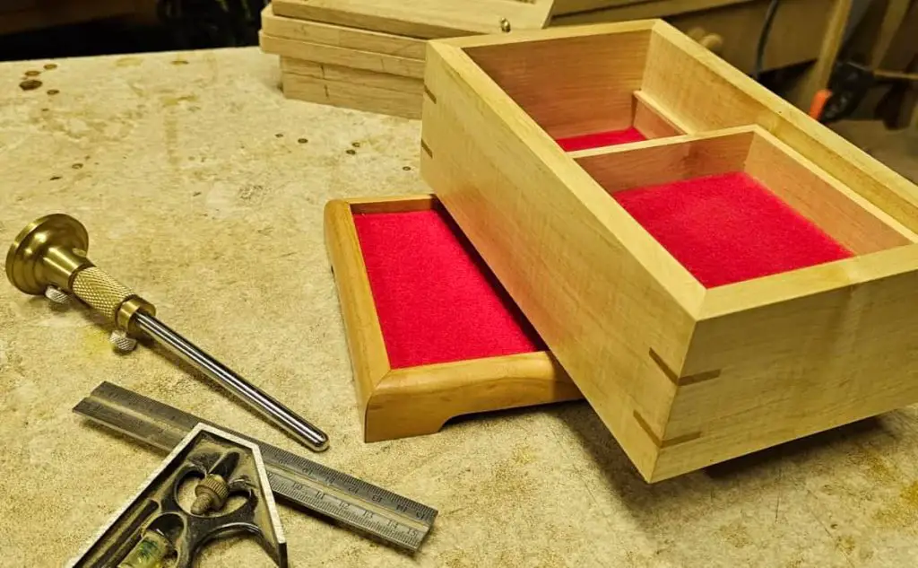 making a box with precision tools
